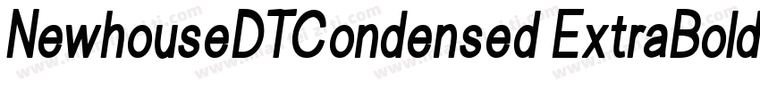 NewhouseDTCondensed ExtraBold字体转换